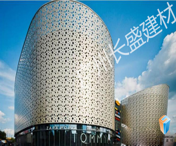 艺术镂空铝单板幕墙效果