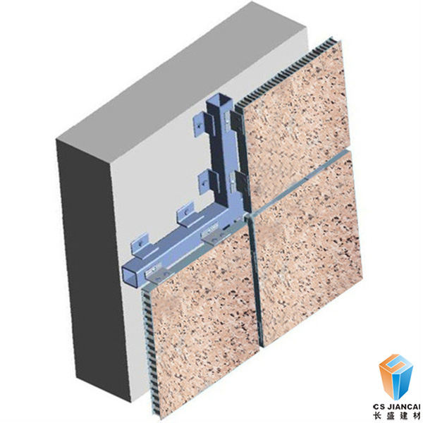 石材铝蜂窝板安装结构