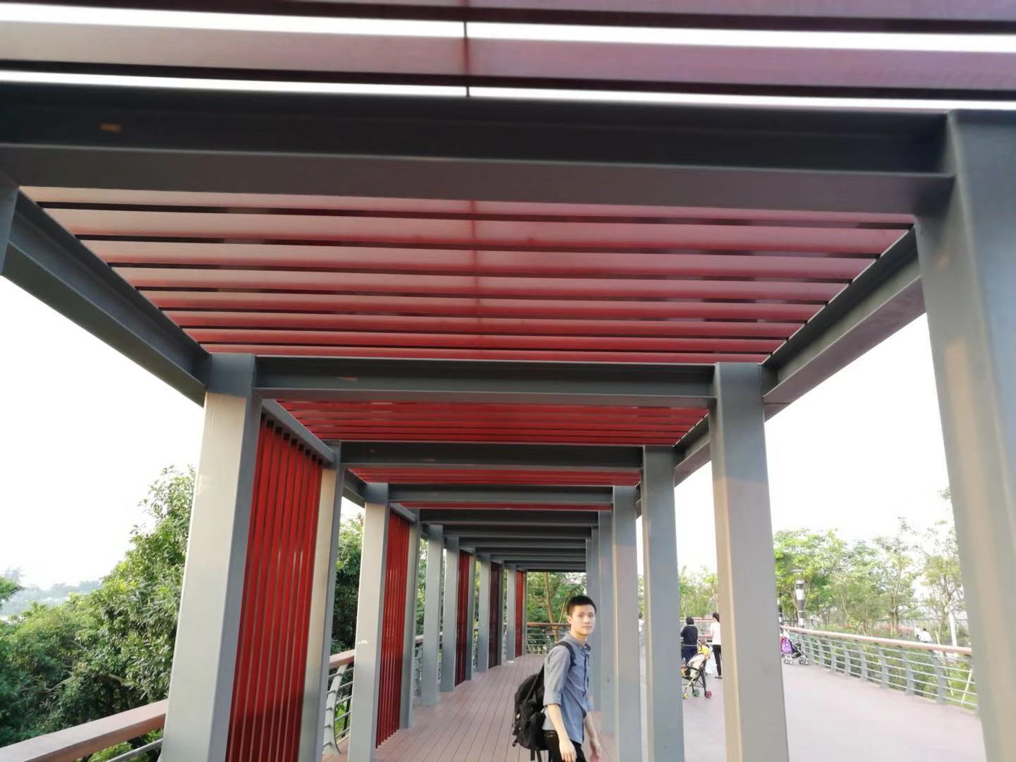 铝方通吊顶效果图